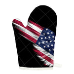 American Flag Wing Print Single Oven Mitt