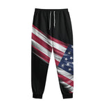 American Flag Wing Print Sweatpants