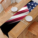 American Flag Wing Print Table Runner
