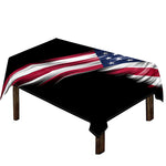 American Flag Wing Print Tablecloth