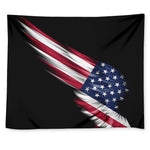 American Flag Wing Print Tapestry
