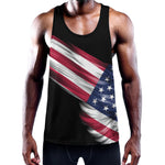 American Flag Wing Print Training Tank Top