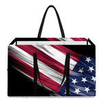 American Flag Wing Print Utility Tote Bag