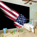 American Flag Wing Print Wall Sticker