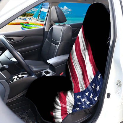 American Flag Wing Print Waterproof Car Seat Cover