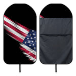 American Flag Wing Print Waterproof Car Seat Cover