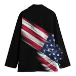 American Flag Wing Print Women's Blazer