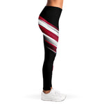 American Flag Wing Print Women's Leggings