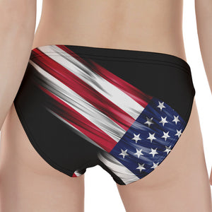 American Flag Wing Print Women's Panties