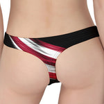 American Flag Wing Print Women's Thong