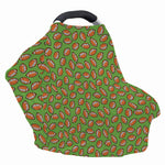 American Football Ball Pattern Print Baby Seat Cover