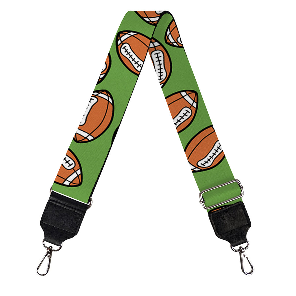 American Football Ball Pattern Print Bag Strap