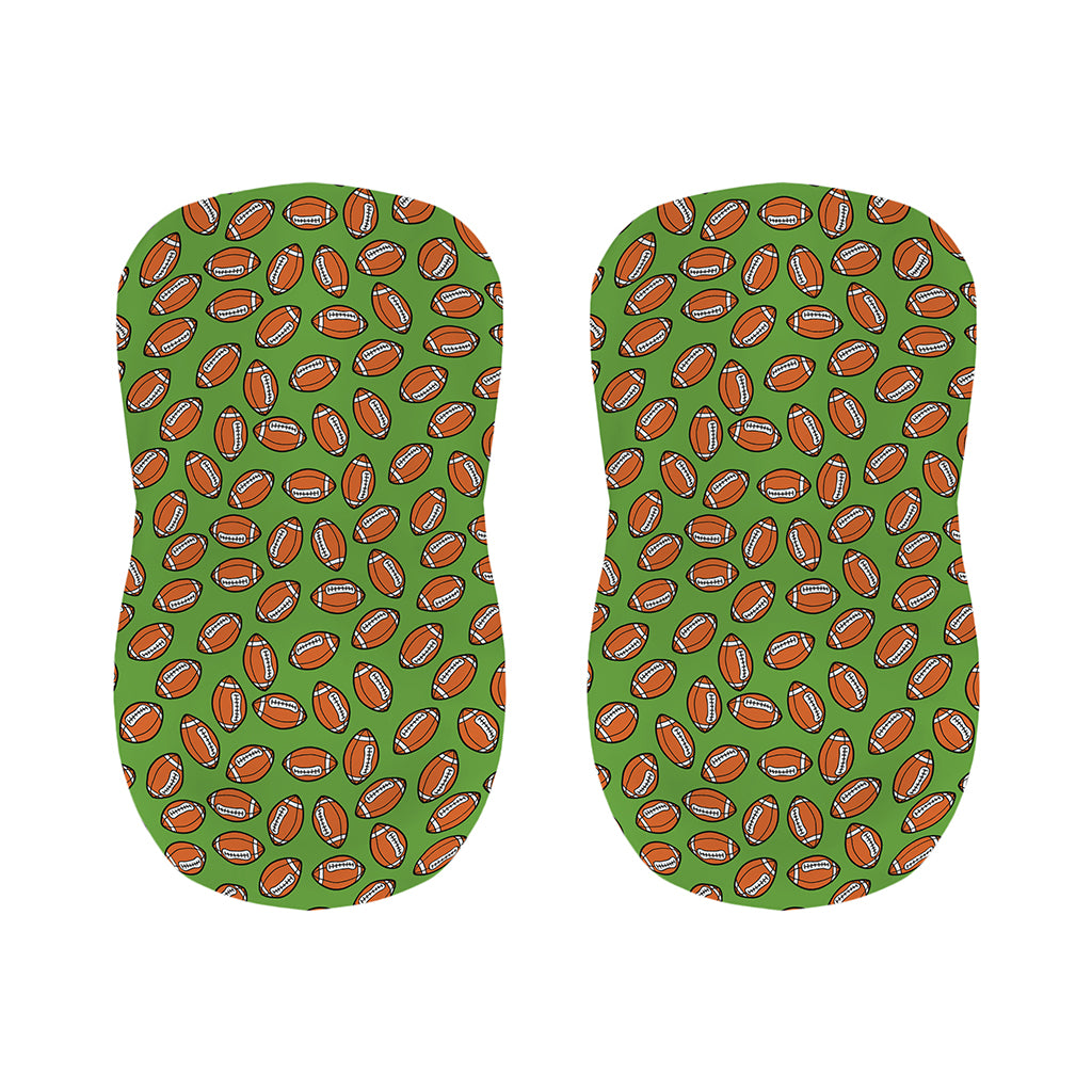 American Football Ball Pattern Print Bar Stool Covers