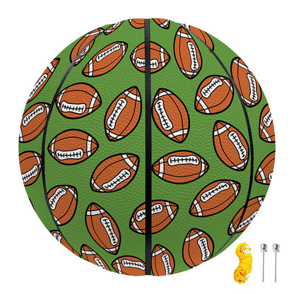 American Football Ball Pattern Print Basketball