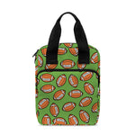 American Football Ball Pattern Print Bible Tote Bag
