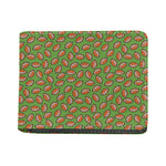 American Football Ball Pattern Print Bifold Wallet