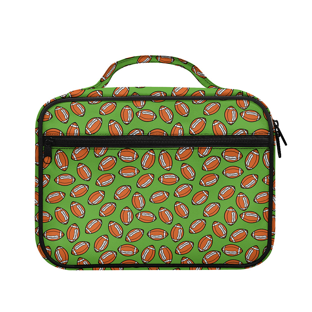 American Football Ball Pattern Print Briefcase Bible Bag