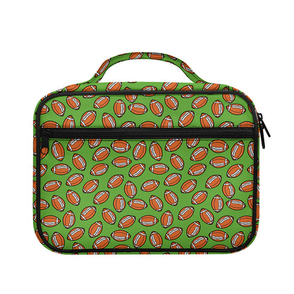 American Football Ball Pattern Print Briefcase Bible Bag
