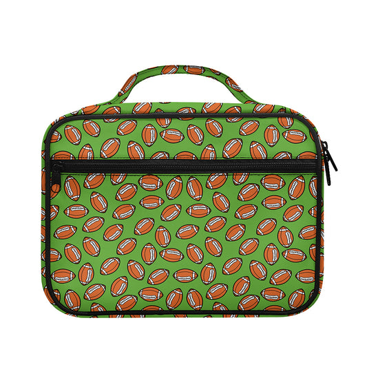 American Football Ball Pattern Print Briefcase Bible Bag