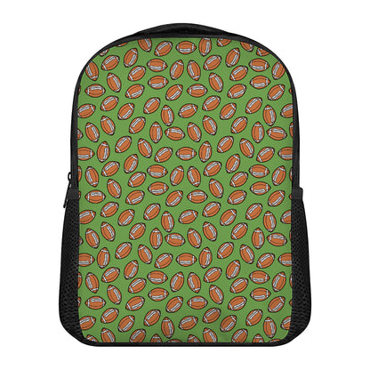 American Football Ball Pattern Print Casual Backpack
