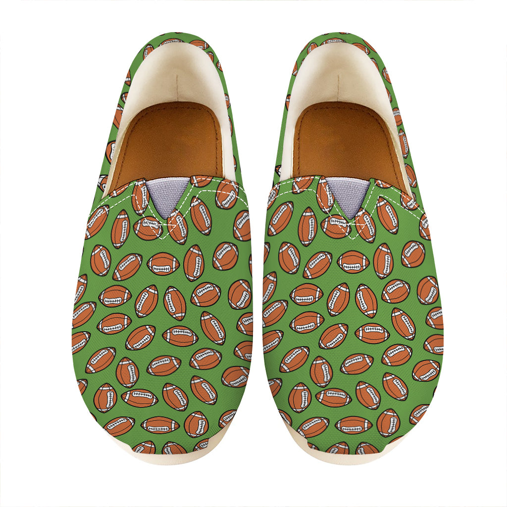 American Football Ball Pattern Print Casual Shoes