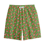 American Football Ball Pattern Print Cotton Shorts