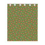 American Football Ball Pattern Print Curtain