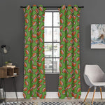 American Football Ball Pattern Print Curtain