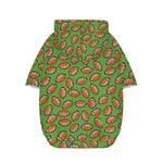 American Football Ball Pattern Print Dog Zip Up Hoodie