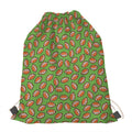American Football Ball Pattern Print Drawstring Bag