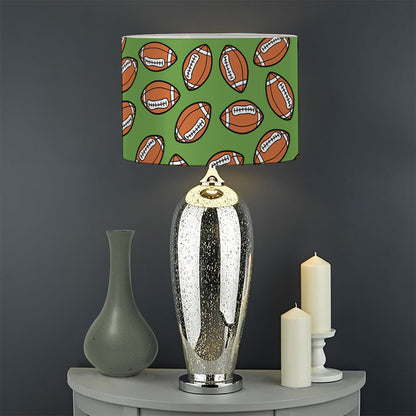 American Football Ball Pattern Print Drum Lamp Shade