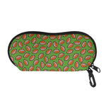 American Football Ball Pattern Print Glasses Case