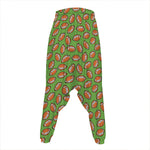 American Football Ball Pattern Print Hammer Pants
