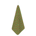 American Football Ball Pattern Print Hand Towel