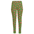 American Football Ball Pattern Print High-Waisted Pocket Leggings
