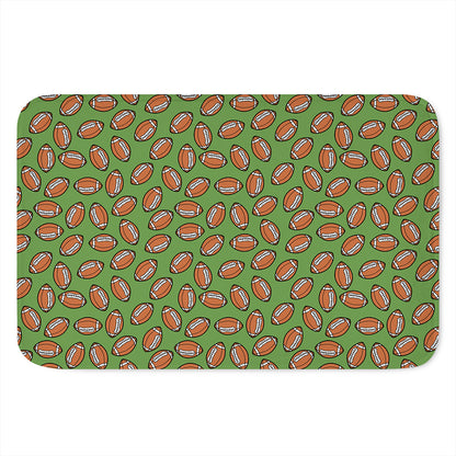 American Football Ball Pattern Print Indoor Door Mat