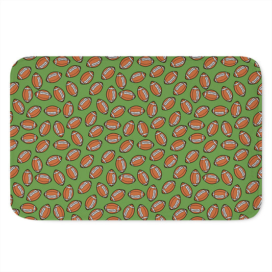 American Football Ball Pattern Print Indoor Door Mat