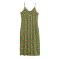 American Football Ball Pattern Print Jersey Midi Cami Dress