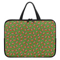 American Football Ball Pattern Print Laptop Sleeve With Handle