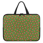 American Football Ball Pattern Print Laptop Sleeve With Handle
