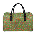 American Football Ball Pattern Print Leather Duffel Bag