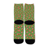 American Football Ball Pattern Print Long Socks