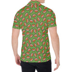 American Football Ball Pattern Print Men's Shirt