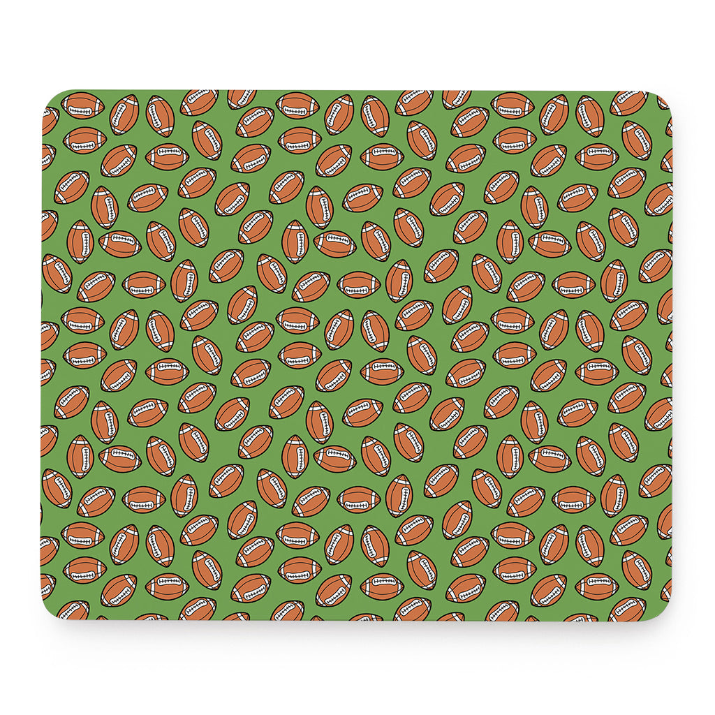 American Football Ball Pattern Print Mouse Pad