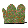 American Football Ball Pattern Print Oven Mitts
