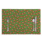 American Football Ball Pattern Print Placemat