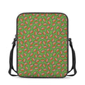 American Football Ball Pattern Print Rectangular Crossbody Bag