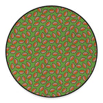 American Football Ball Pattern Print Round Floor Mat