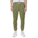 American Football Ball Pattern Print Scuba Joggers