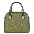American Football Ball Pattern Print Shoulder Handbag